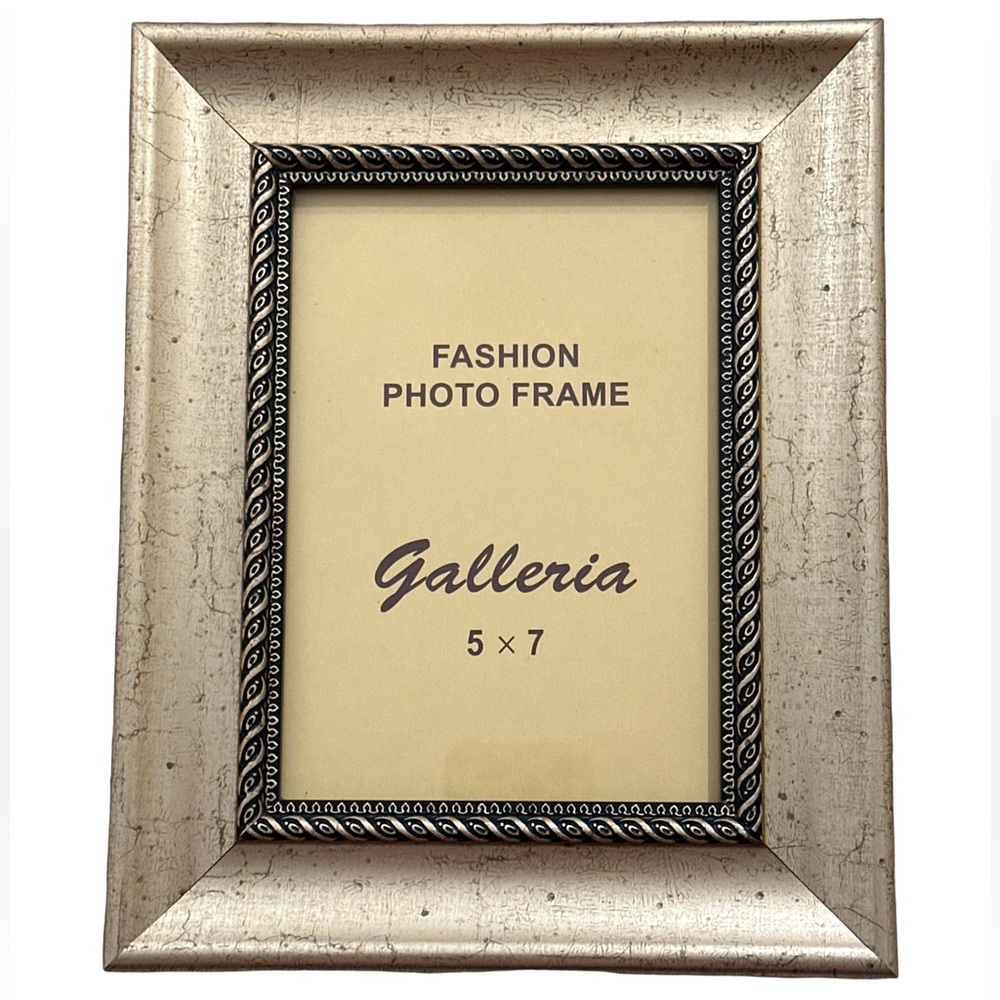 Vintage Style Galleria Tone Ornate Picture Frame 5x7 Classic Home Decor